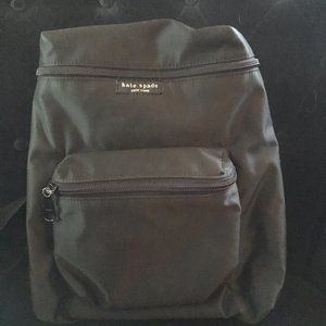 Vintage Mini Black Nylon Backpack Bag Kate Spade